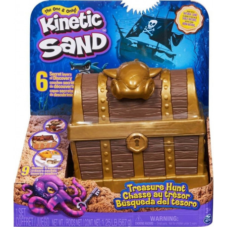 Kinetic sand treasure hunt